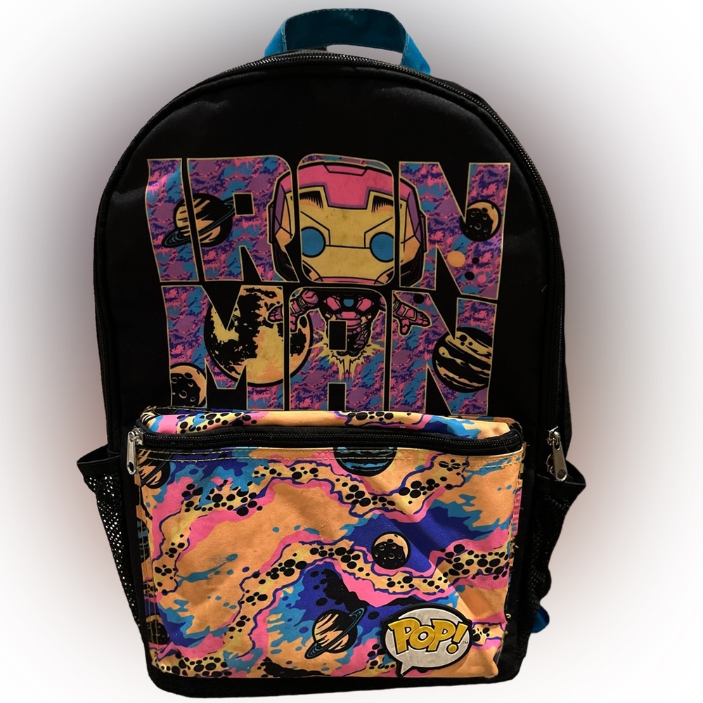 Funko Pop Marvel Ironman Blacklight Backpack
